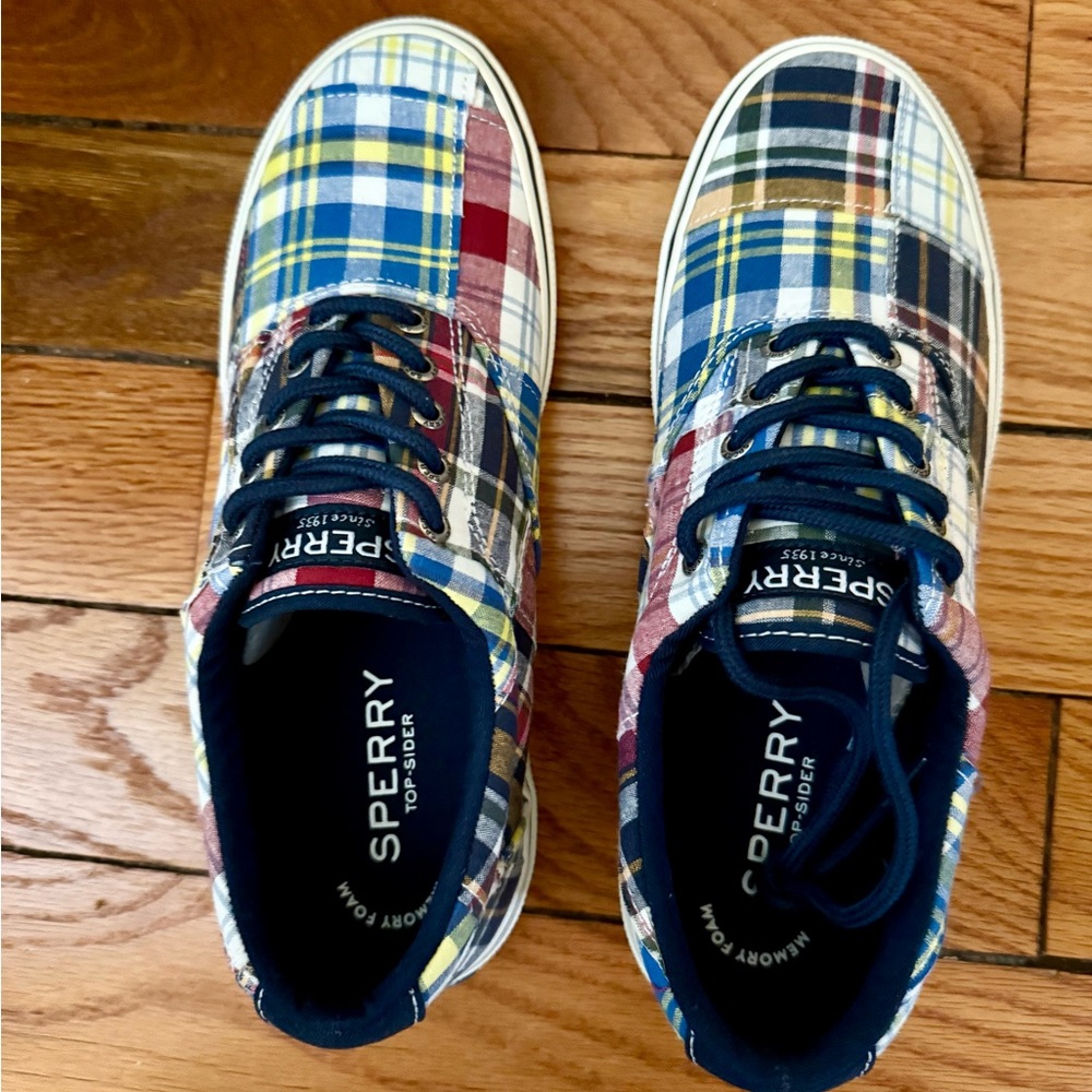 Sperry Multicolor Plaid Sneakers